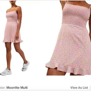 French Connection pink floral dress